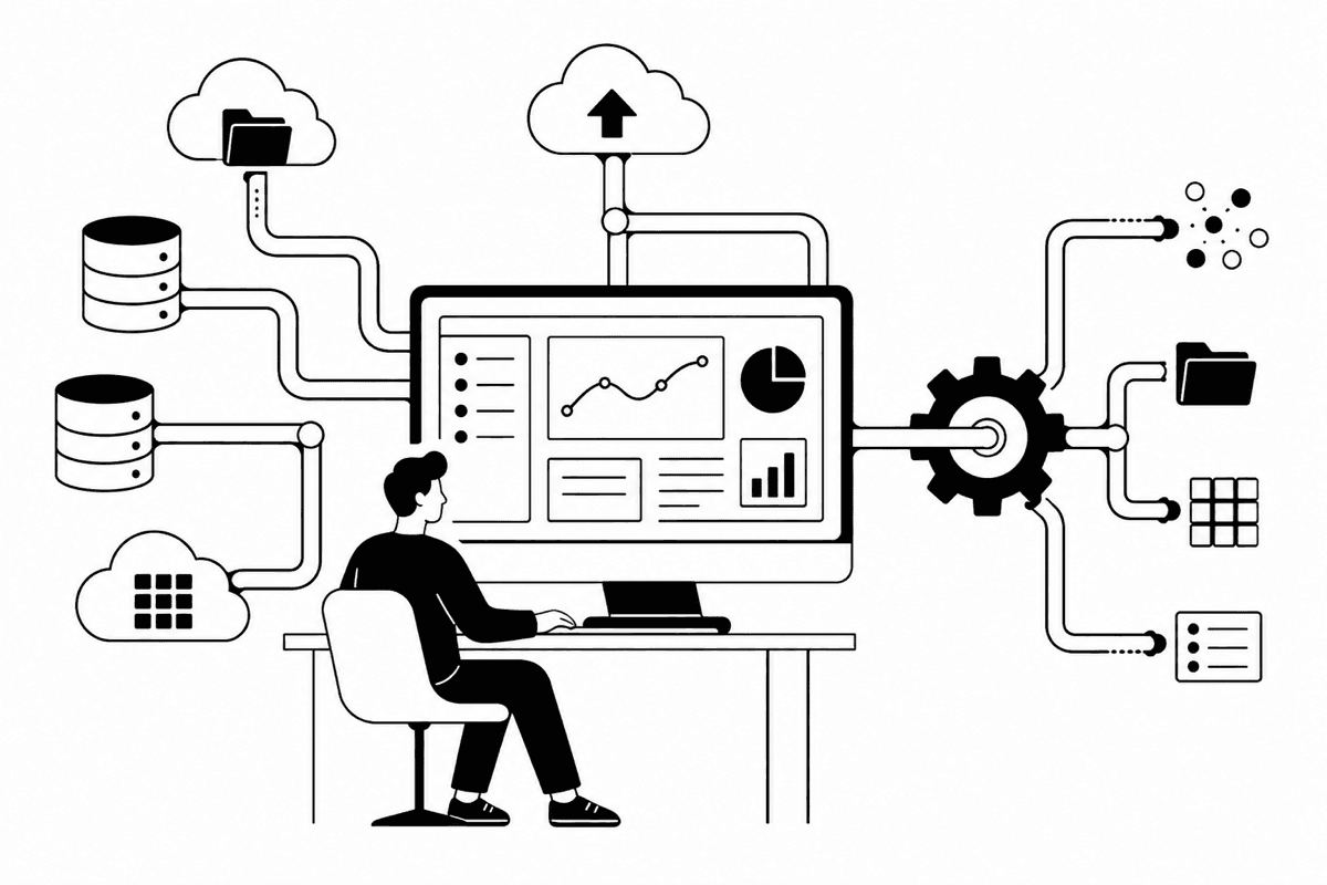 Data engineering illustration